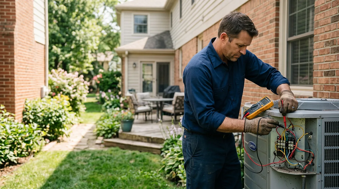 HVAC technician working near Valley Cottage, NY
